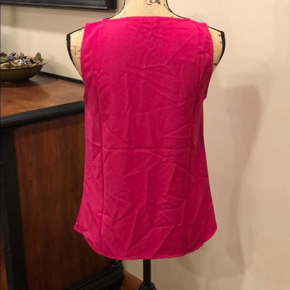 NWT J Crew Factory Blouse in Fuscia Red - Size XS - Picture 3 of 5